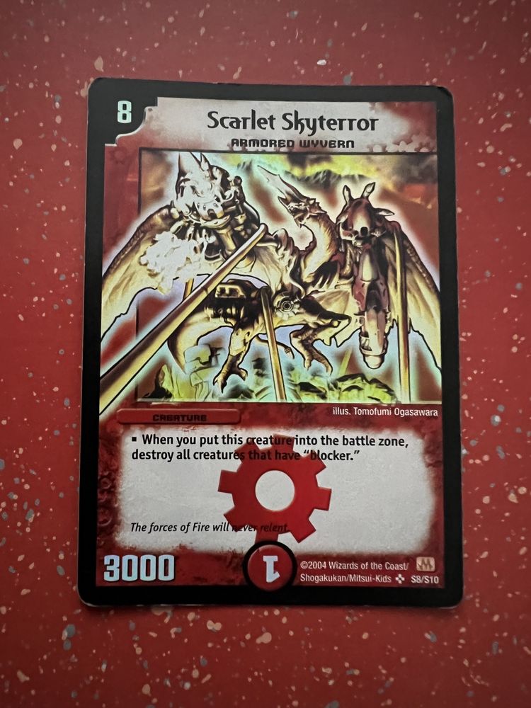 Duel Masters Scarlet Skyterror DM01 Holo