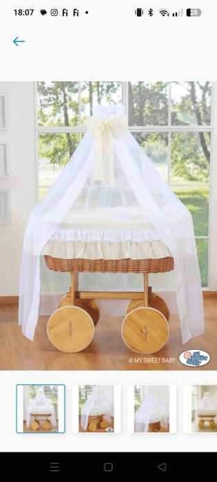 Sprzedam kosz Mojżesza kołyskę na kolkach