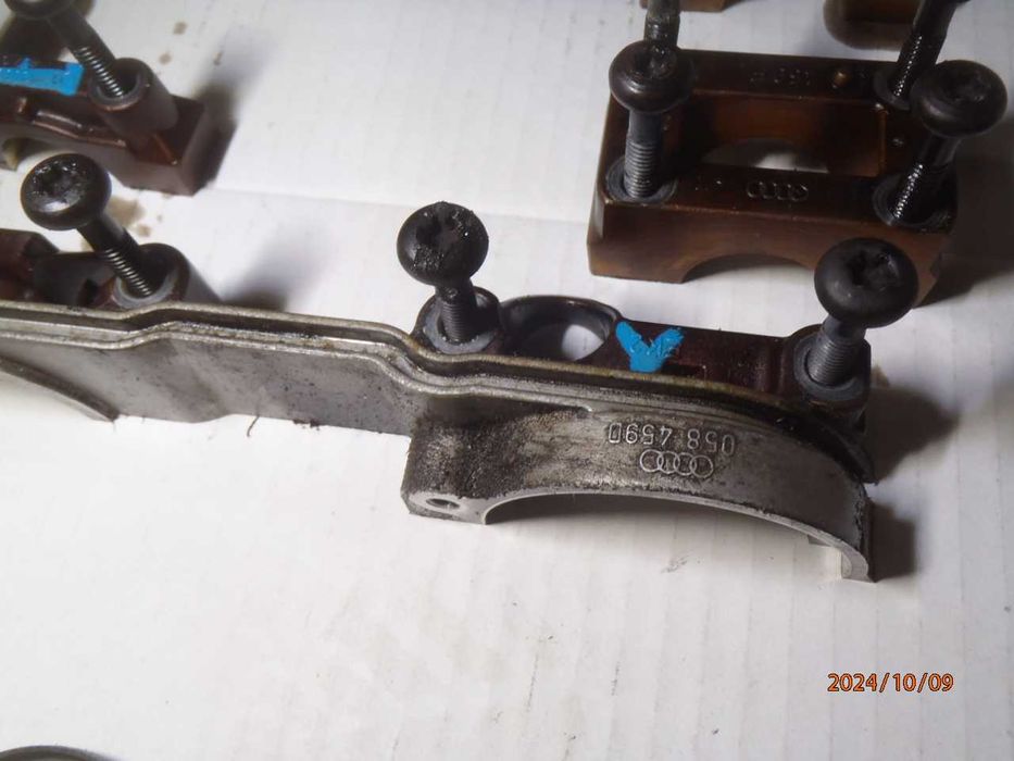 stopka mostki panewki wałków rozrządu vw skoda audi seat silnik ADR