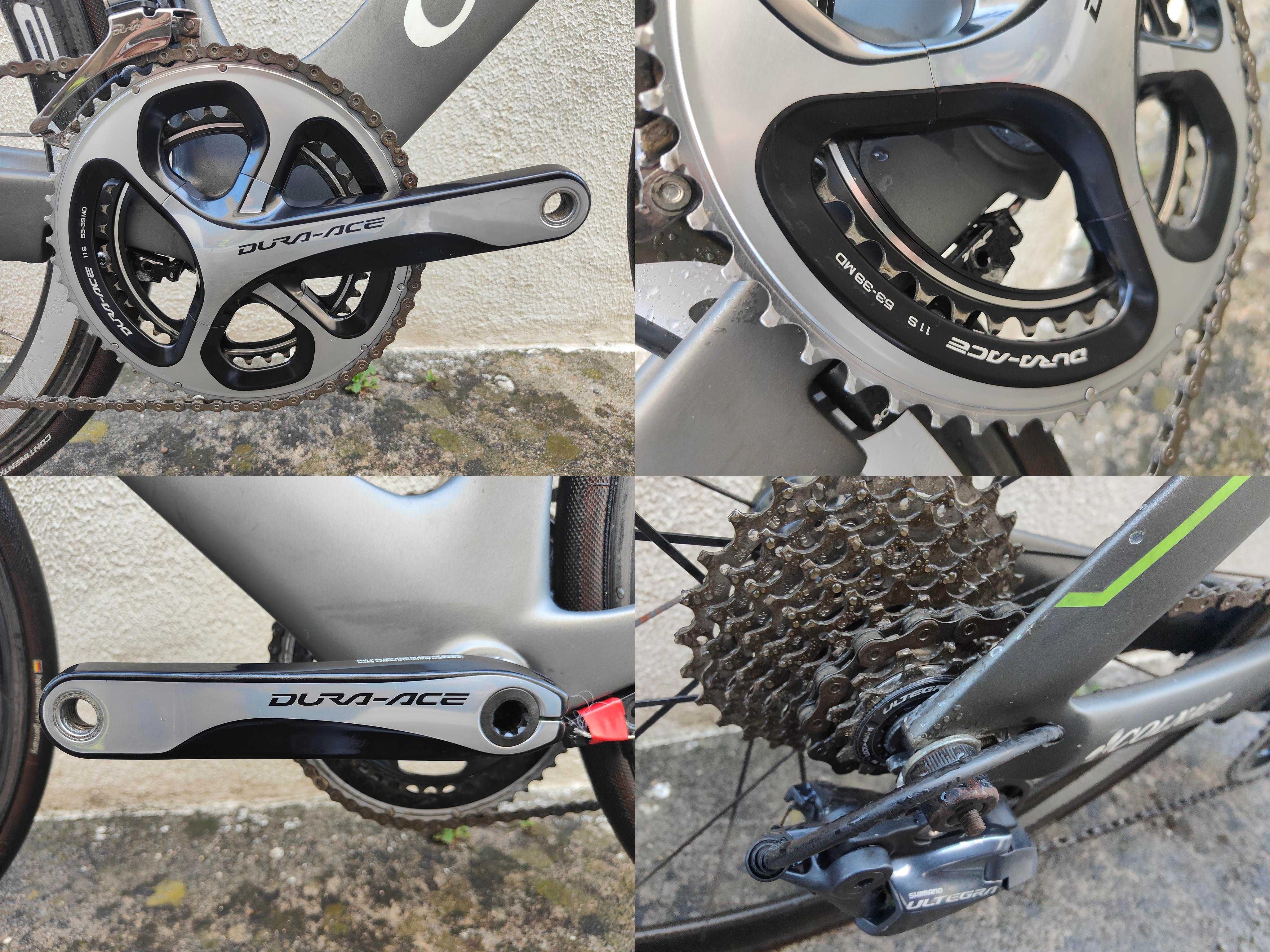 Bicicleta Colnago KZero TT Contra-Relógio Cabra 54 Dura Ace Ultegra