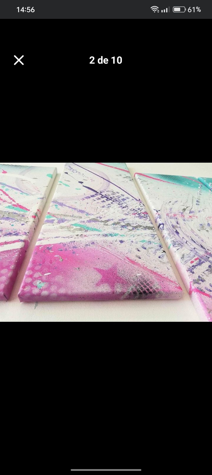 Quadro Tela Pintura Abstrato Decoracao