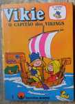 Raro livro Vikie o Viking Nº 1-1ª Edição Portuguesa 1975 BD Capa Dura