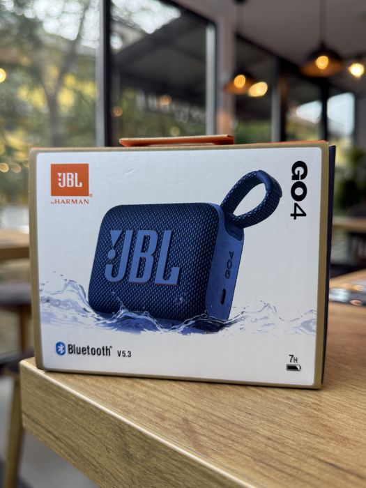 Портативна колонка JBL Go 4 (колір: чорний, синій, білий)