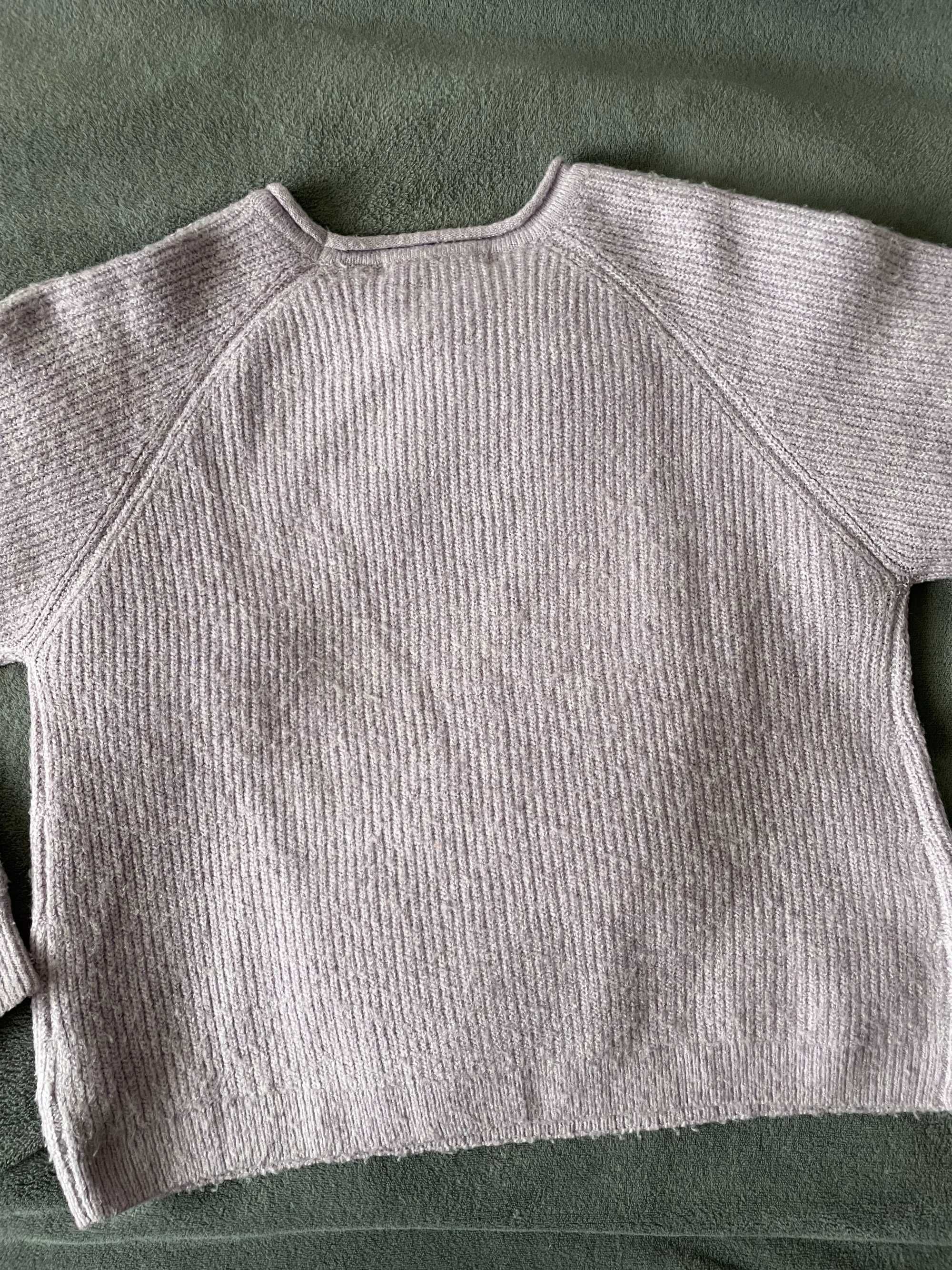 Sweter jasny fiolet S
