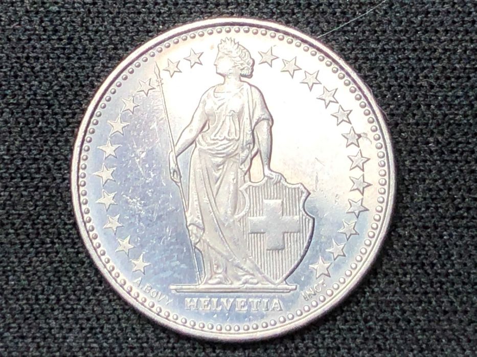 Suiça 2017 - 0,5 Franc Cuproniquel