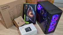 Komputer do gier i7-7700 RTX 3050 32GB DDR4 2 x 512GB NVMe Win11