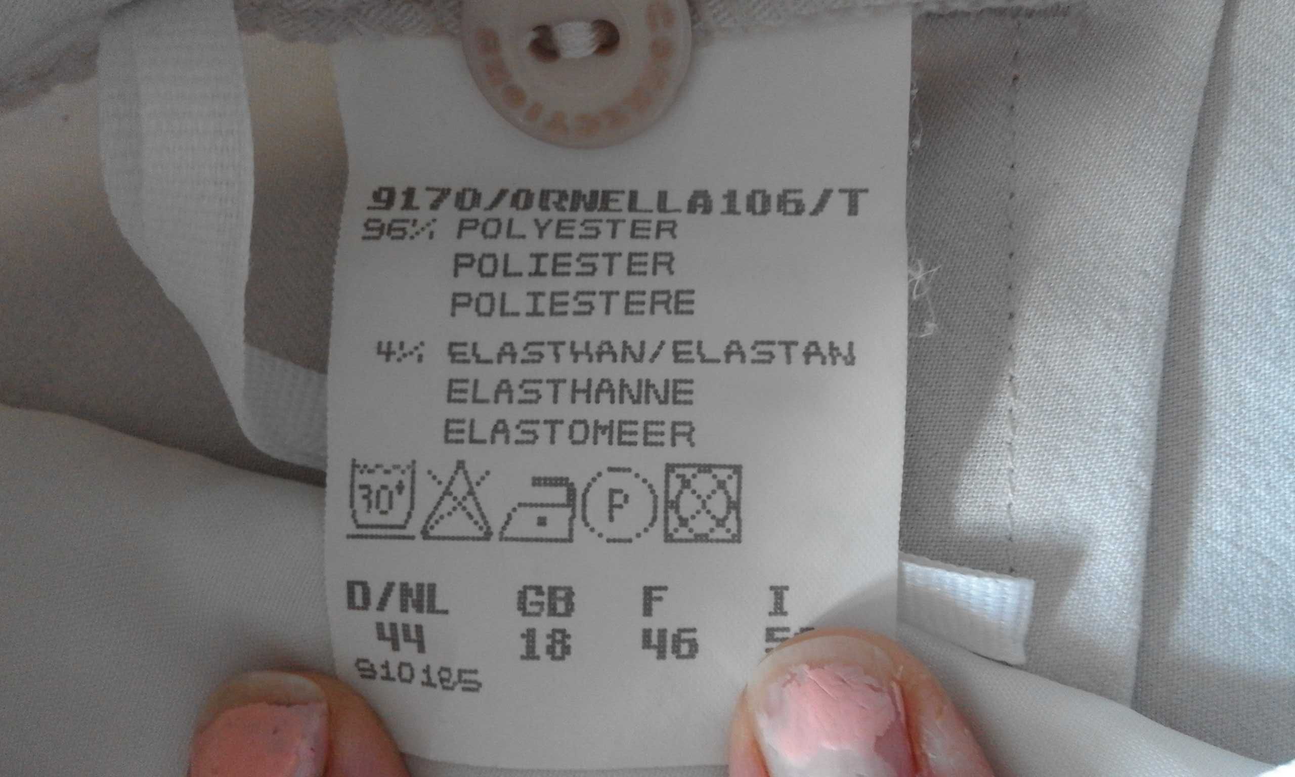 spodnie 40 szare proste białe