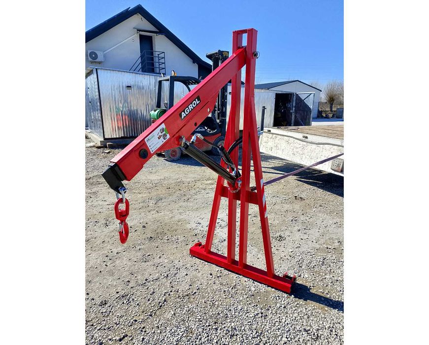 Podnośnik do Big Bagów Chwytak do drewna siłownik dwustronny dowóz