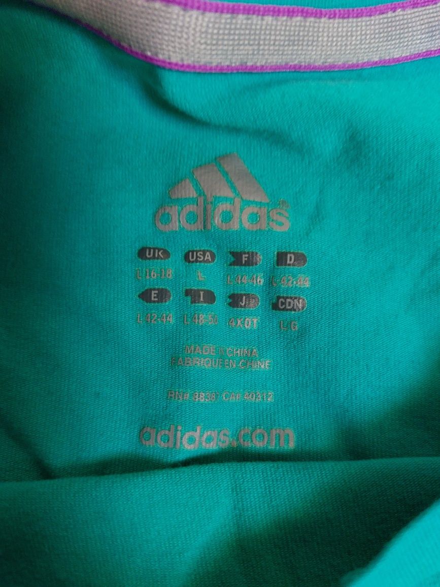 Bluzka sportowa Adidas L Climalite Cotton