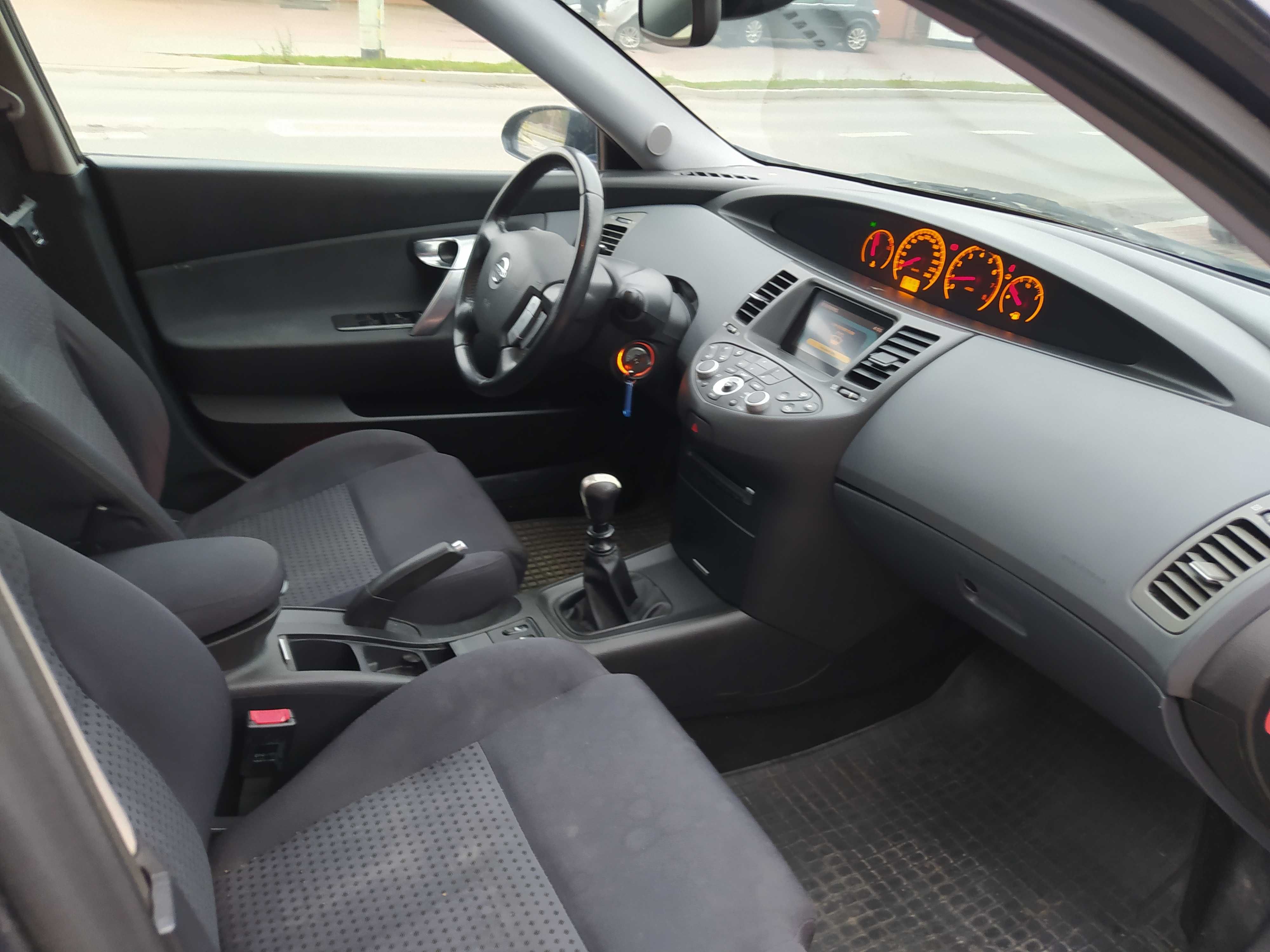 NISSAN PRIMERA 2,0 BENZYNA 2005R Klima Grzane Fotele Kamera Cofania