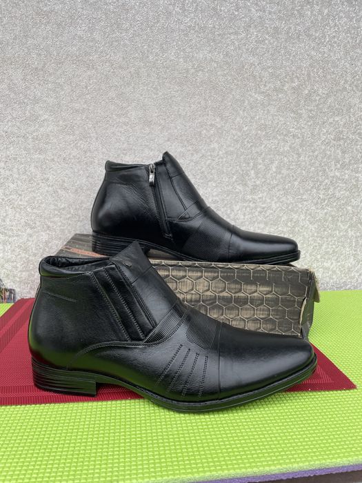 Чоловічі зимові черевики Кожані р44.45