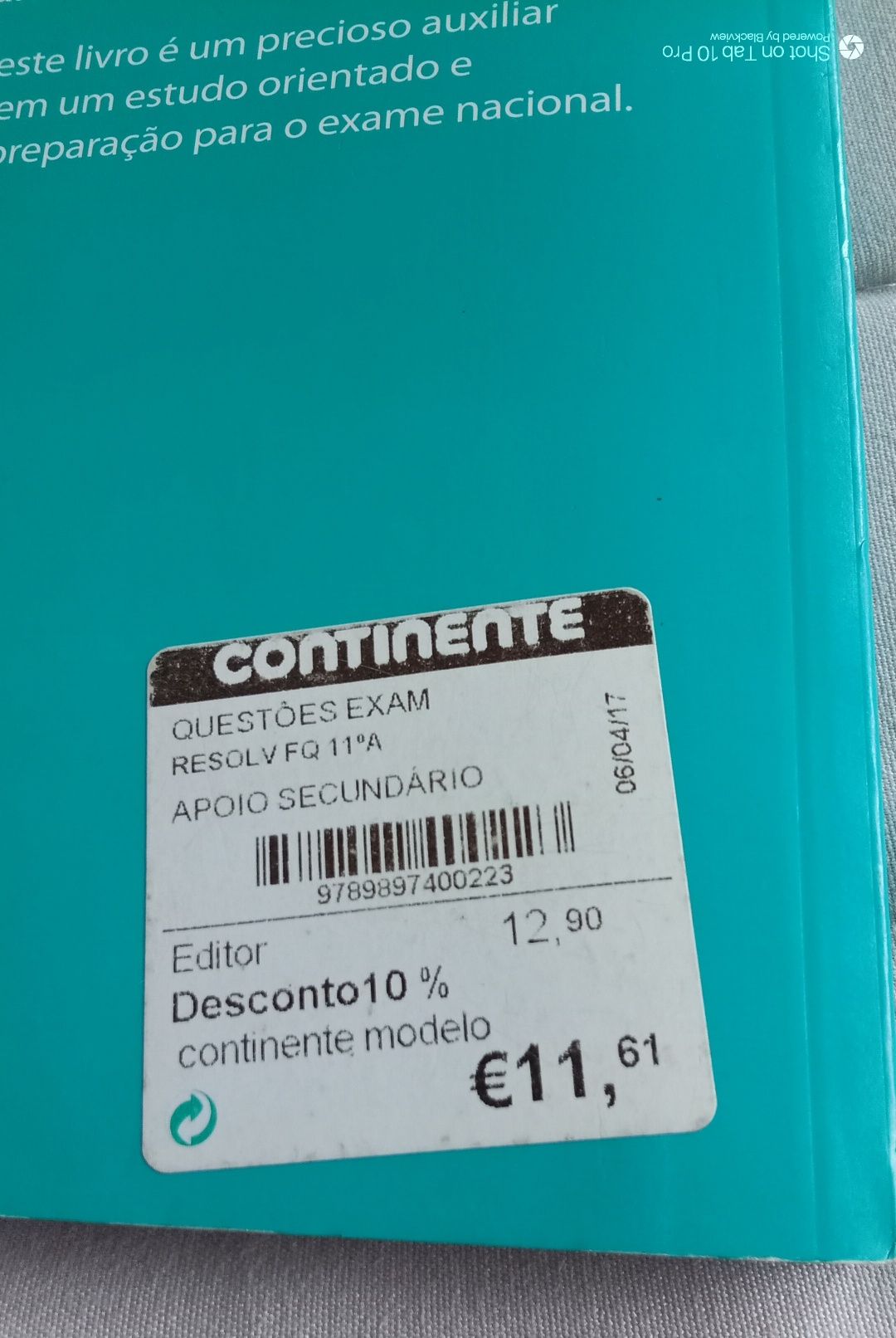 Livro Questões de Exames resolvidas Química A 11 ano