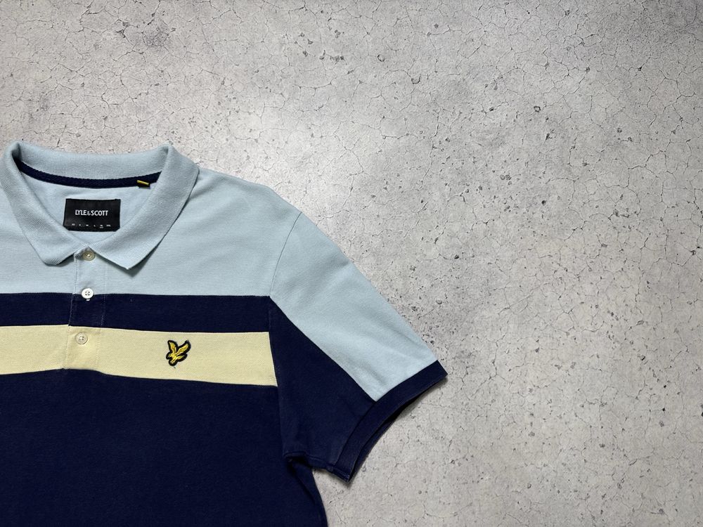 Мужская Футболка Поло Lyle & Scott Оригинал Идеал Размер L-XL