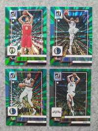 4 karty NBA 2022-23 Panini Donruss wersja Holo Green Laser