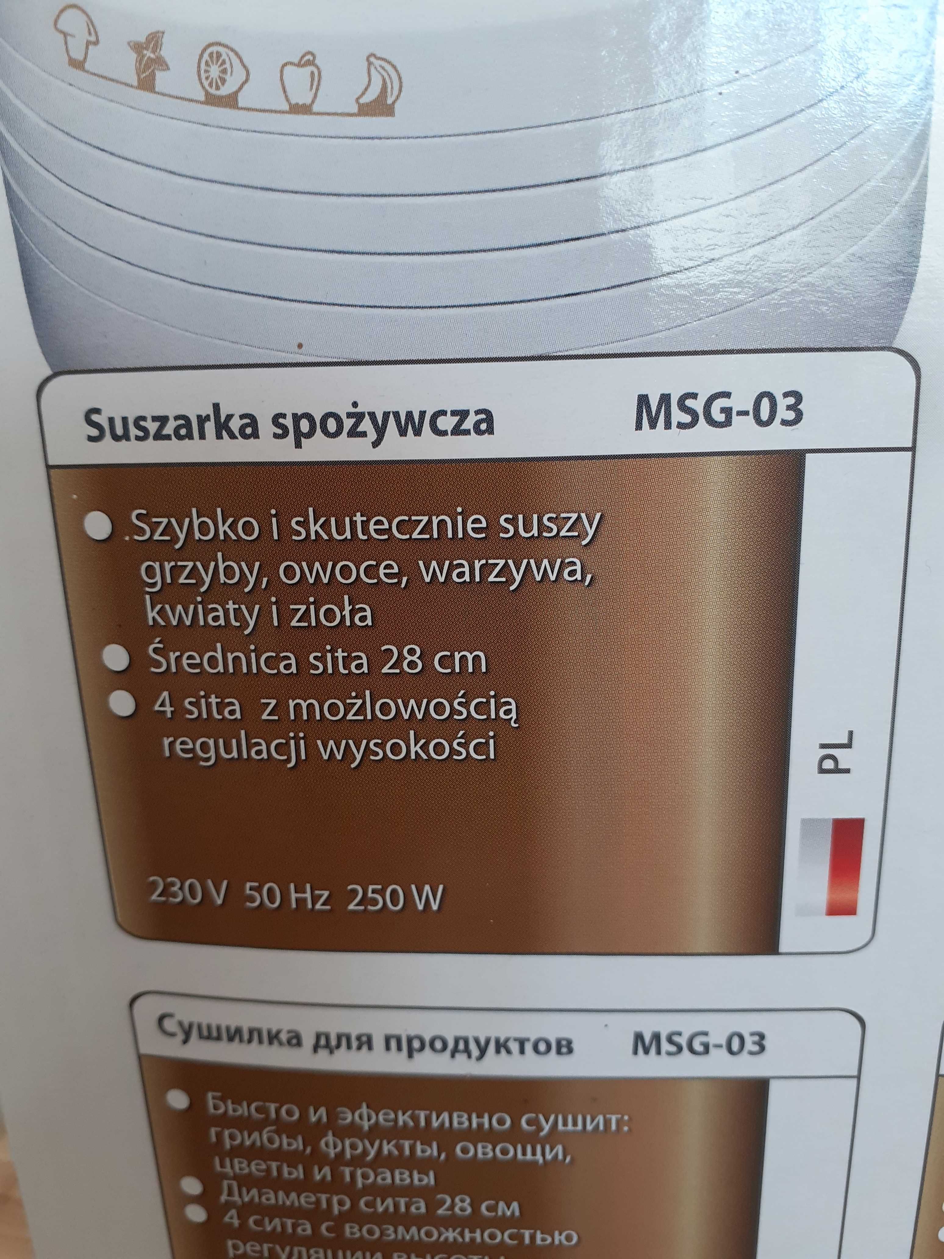 Suszarka spożywcza MPM