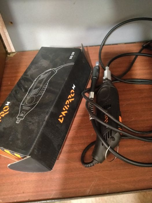 Шліфувально-гравіювальна машина Dnipro-M SG-20 + набір насадок