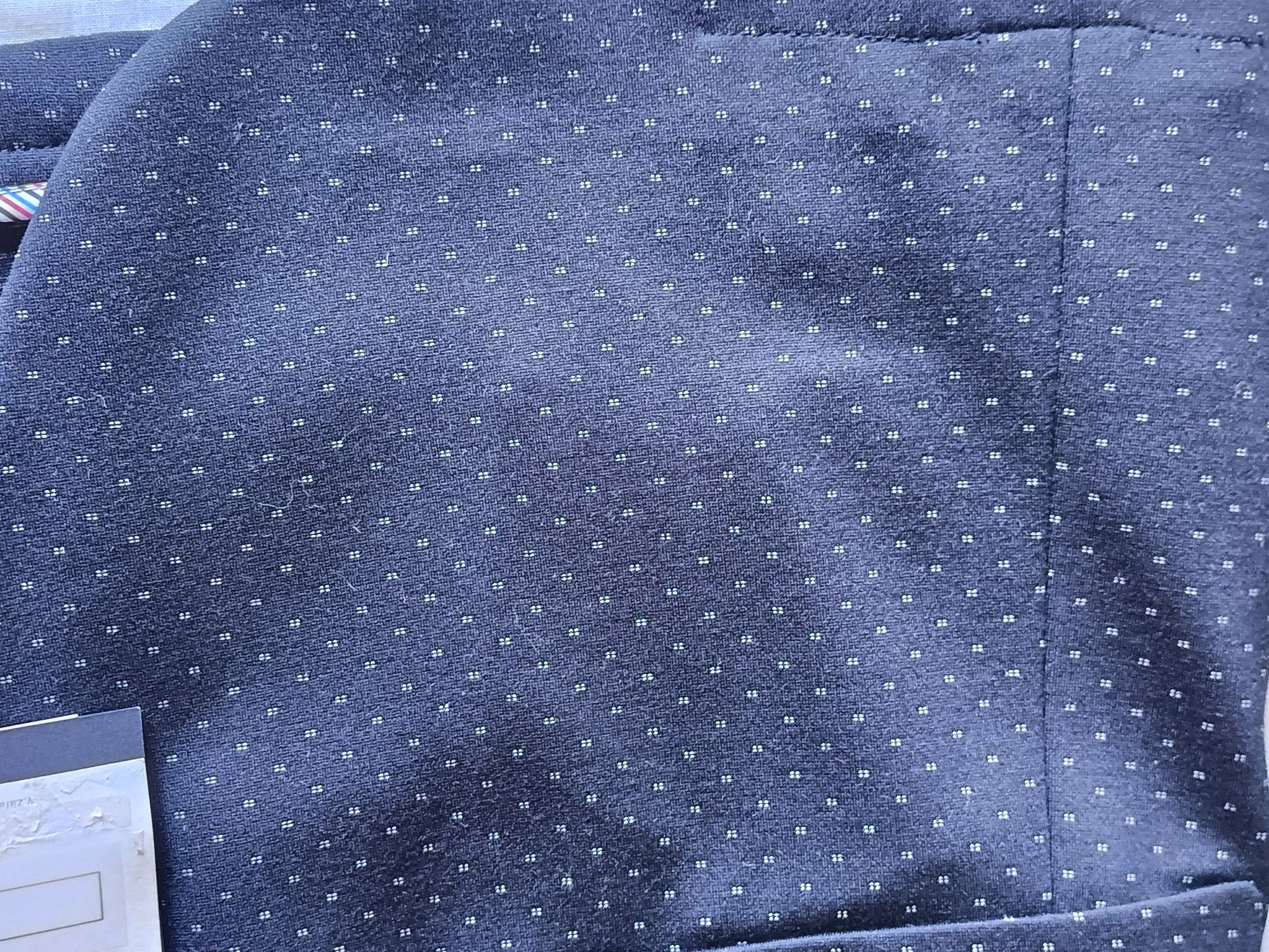 Blazer azul escuro com pintas ZARA