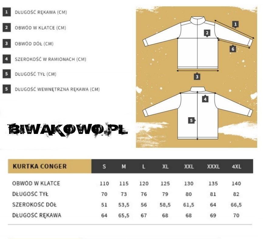 kurtka conger szara texar xxl