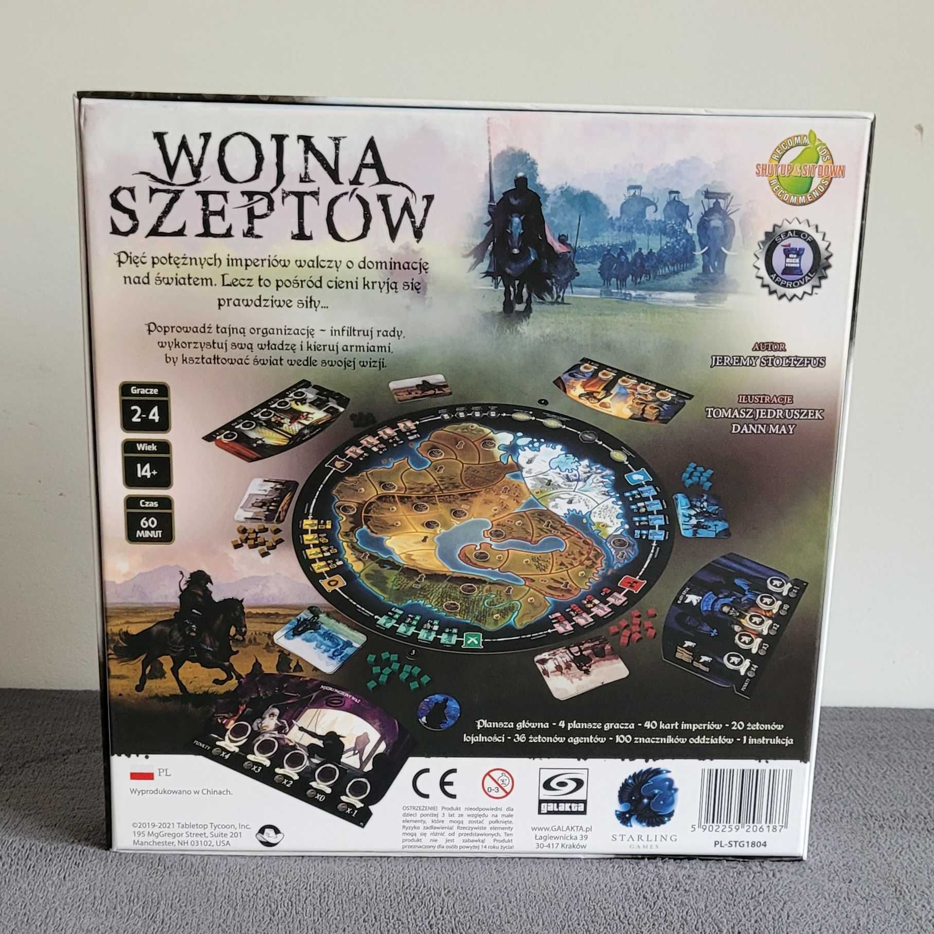 Gra planszowa Wojna Szeptów (nowa otwarta)
