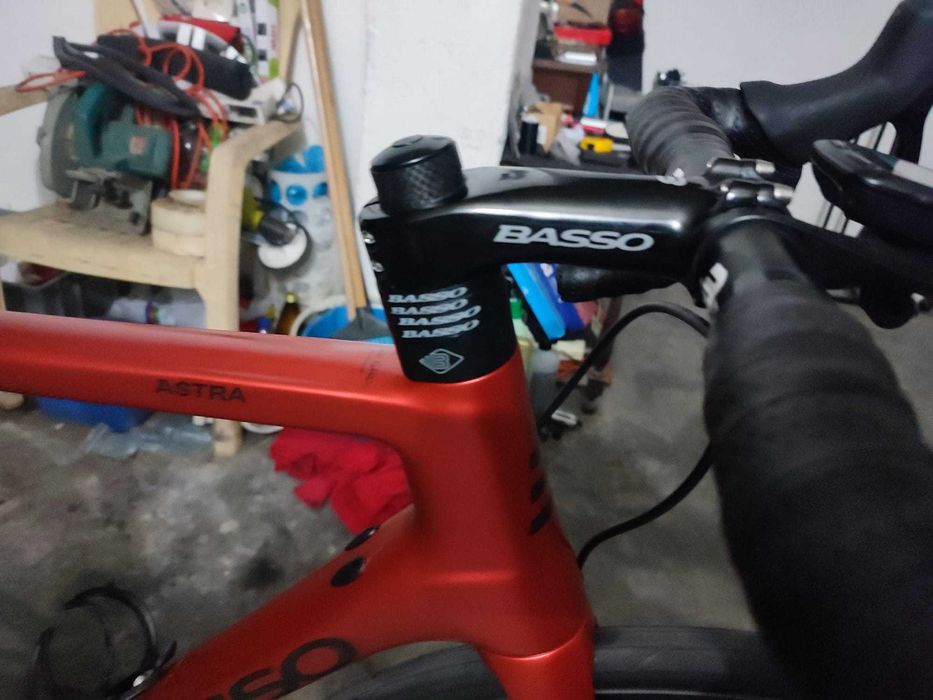 bicicleta basso astra  sram rival axs 2x12 rodas carb. ffwd, como nova