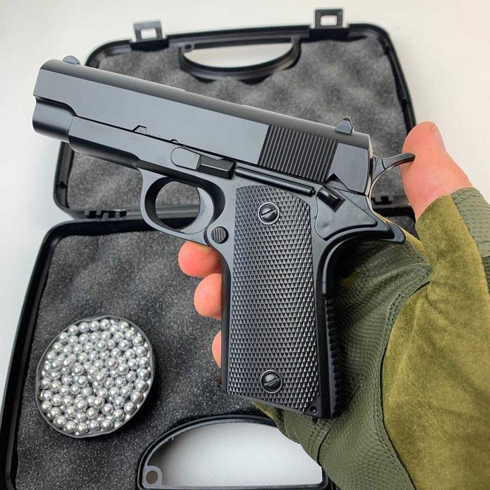 Іграшковий металевий пістолет Colt Кольт 1911 дитячий залізний