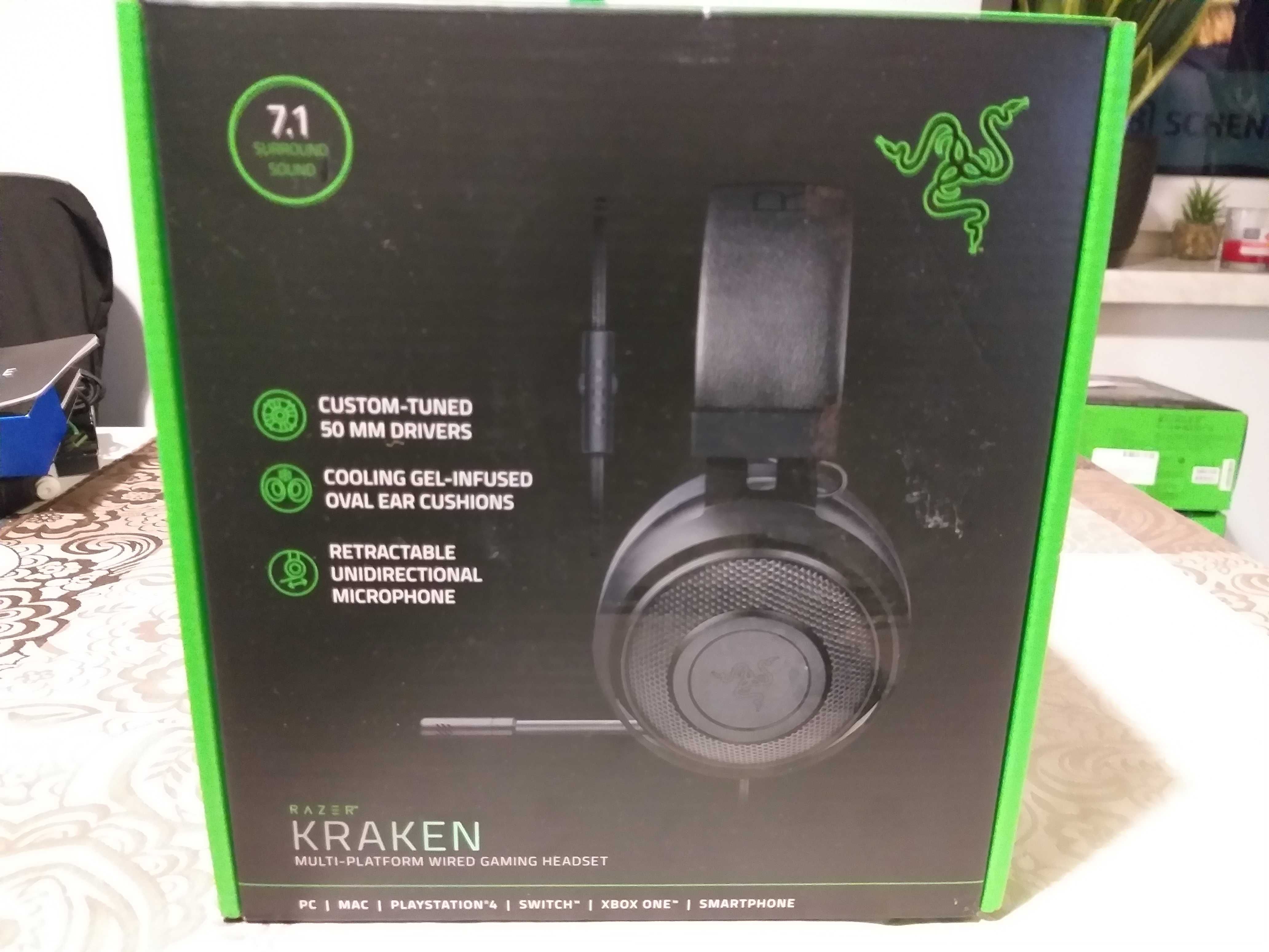 Słuchawki nauszne Razer Kraken Black