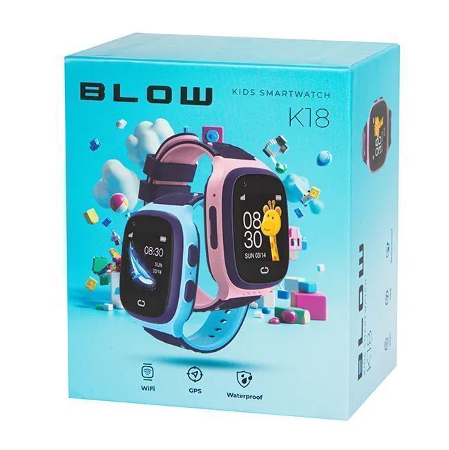 Zegarek smartwatch BLOW KIDS K18 rozmowy wideorozmowy 4G GPS różowy