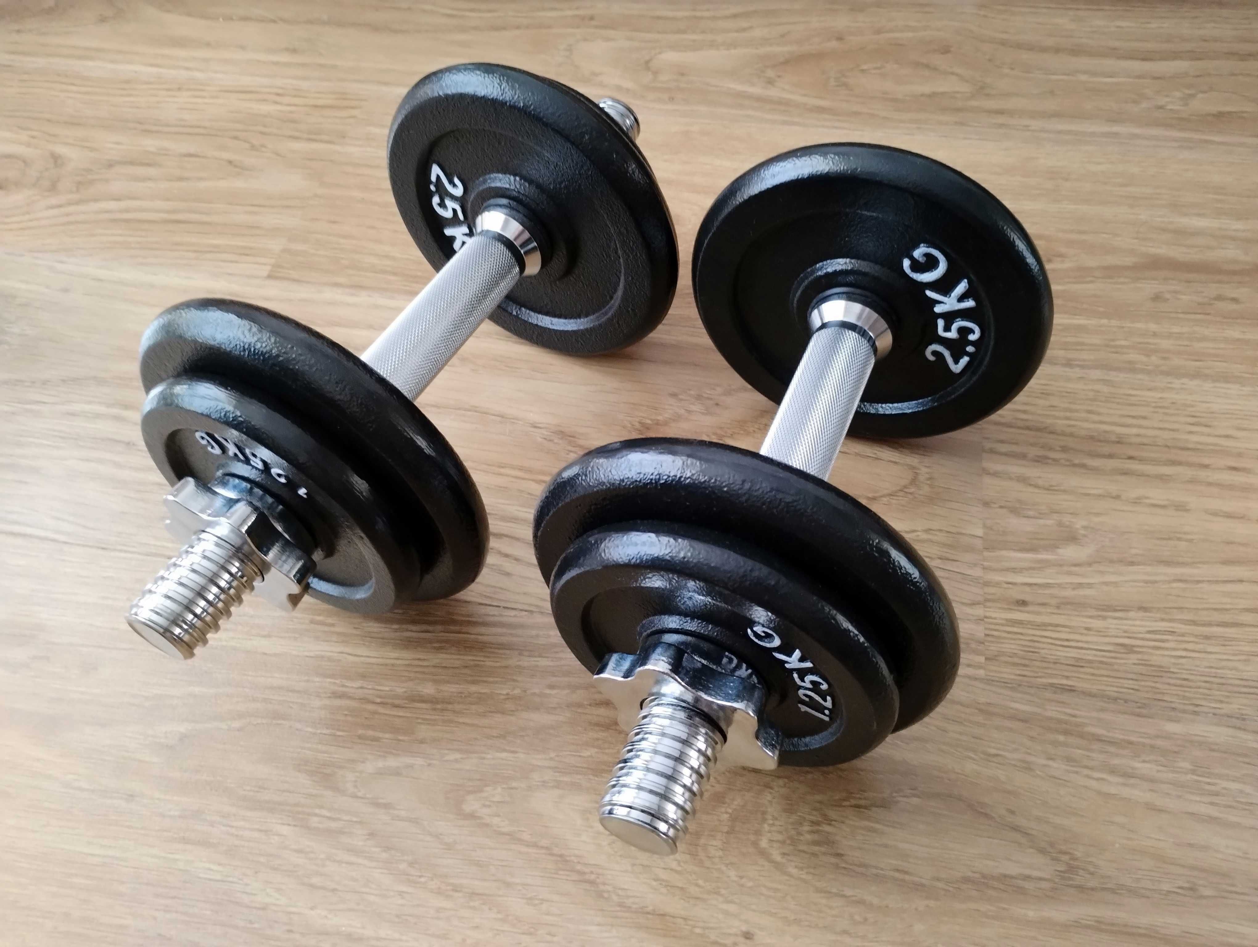 Hantle żeliwne 2 x 10 kg