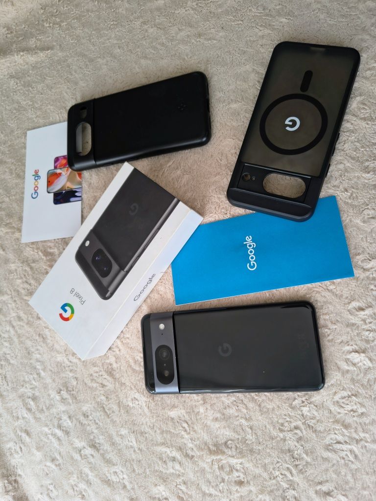 Google Pixel 8 android 16 gwarancja 2027 kaplet jak nowy okazja