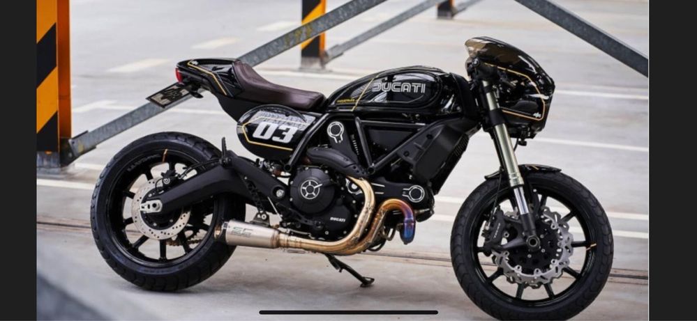 Ducati Scrambler 800 Cafe Racer Custom by Dixer Parts