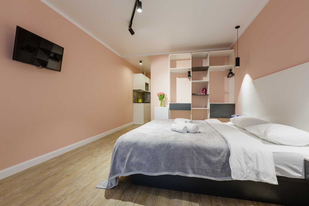 Подобово оренда сучасних 1к апартаментів, м. Вокзальна