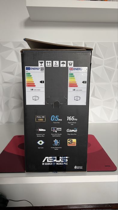 Monitor Asus 165hz 0.5ms