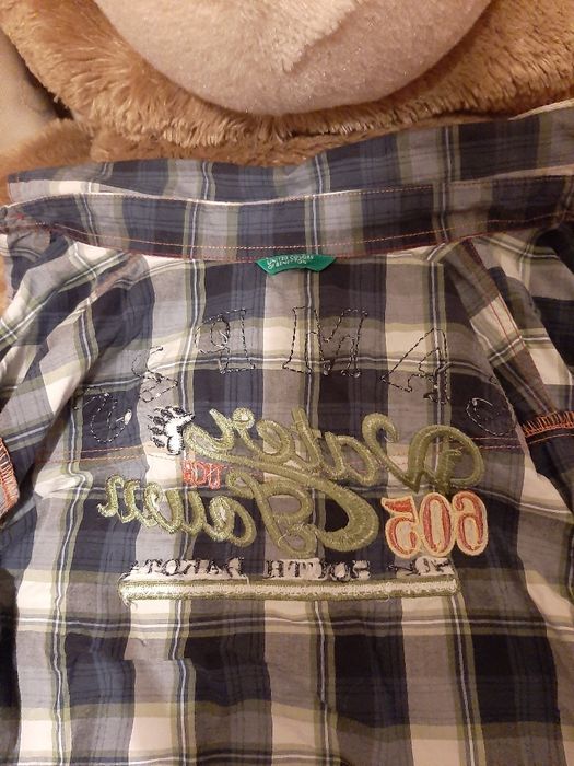 Camisa xadrez 7 anos