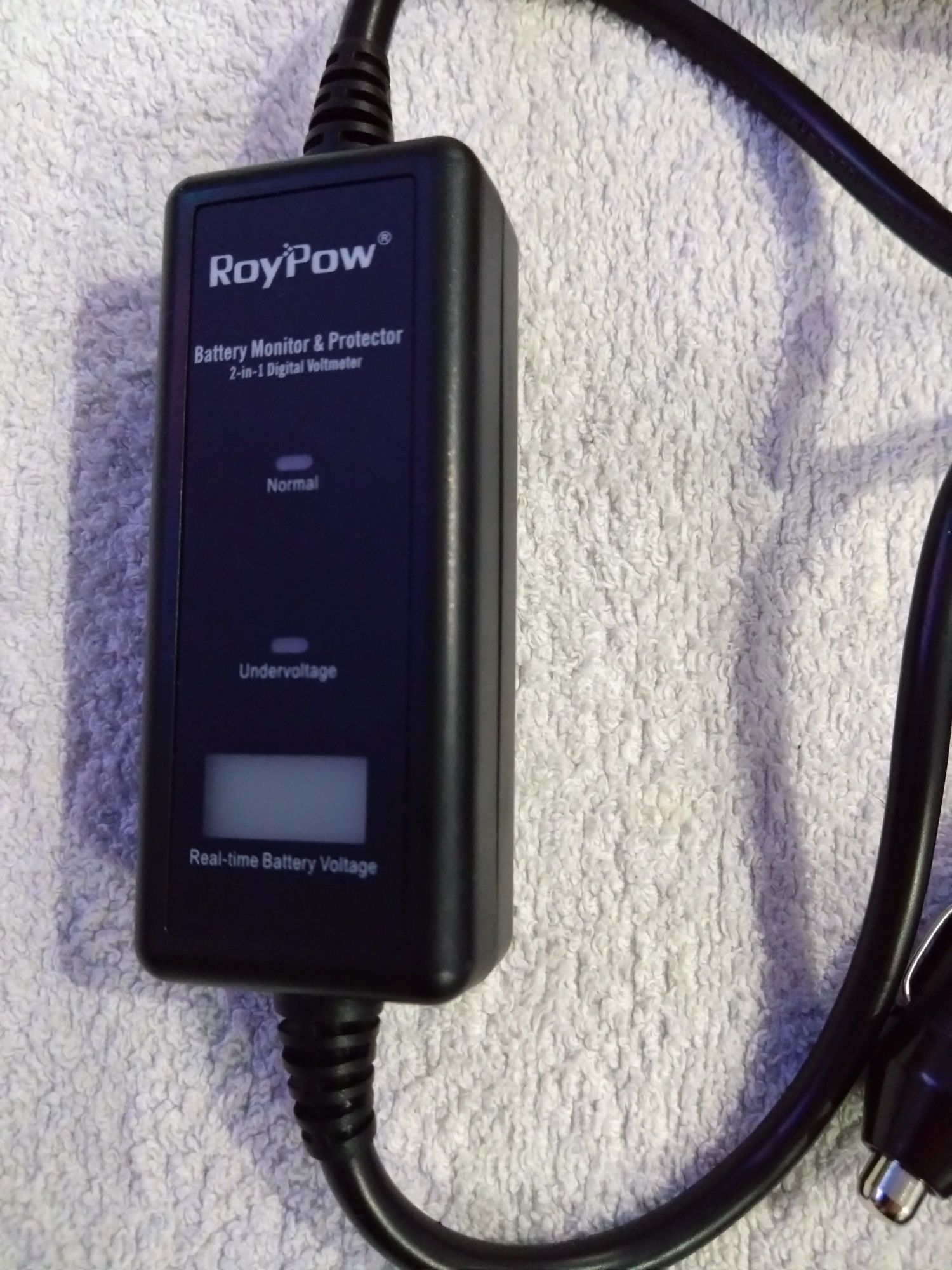 RoyPow VM10 12V 10A monitoring stanu akumulatora przedłużacz Wysyłka