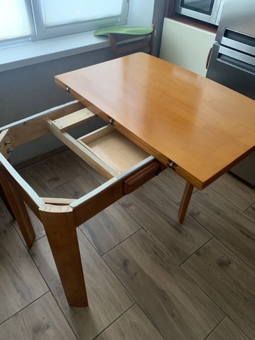 Кухонный стол дерево бук раскладной