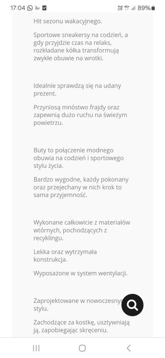 Buty na kółkach wrotki rozm 41
