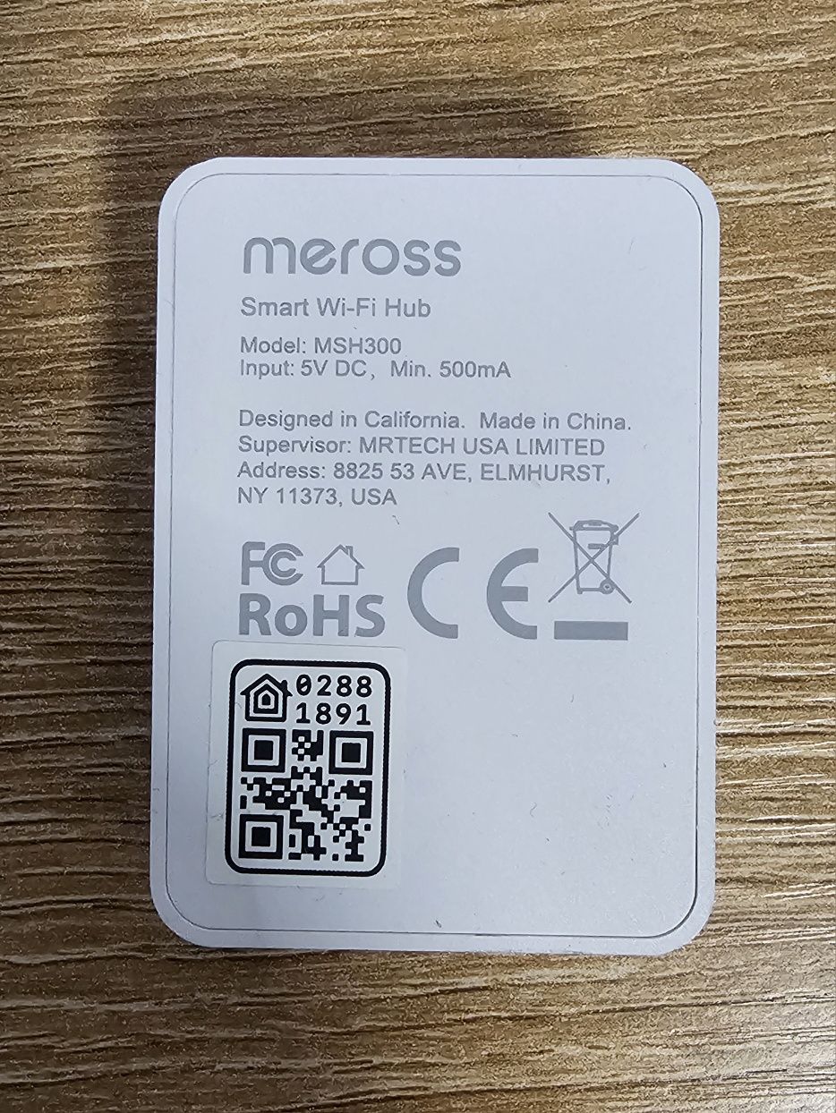Meross zestaw 3x głowice MTS + bramka MSH