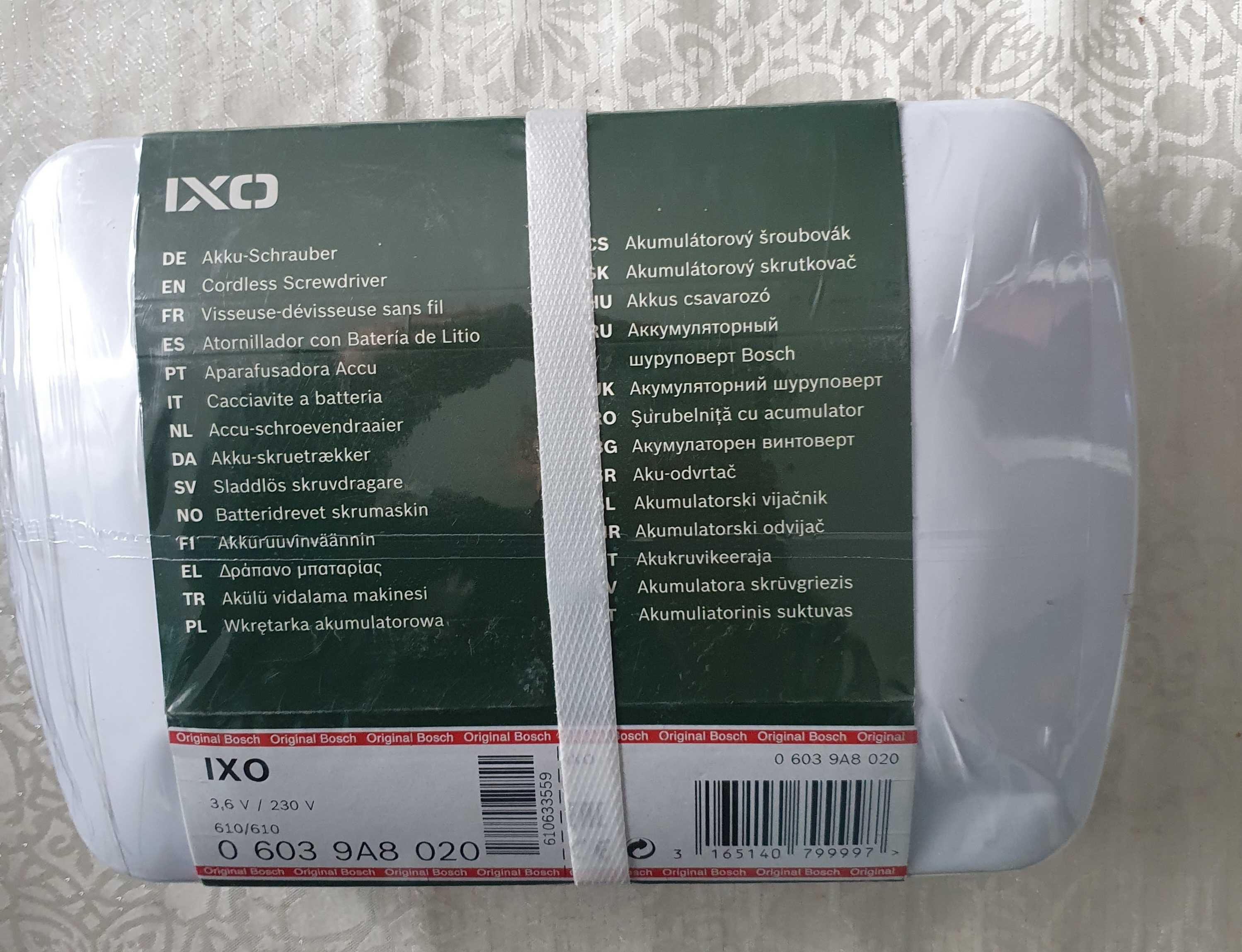 Bosch IXO 5 06039A8020 WKRĘTARKA akumulatorowa 3,6V Li-ion