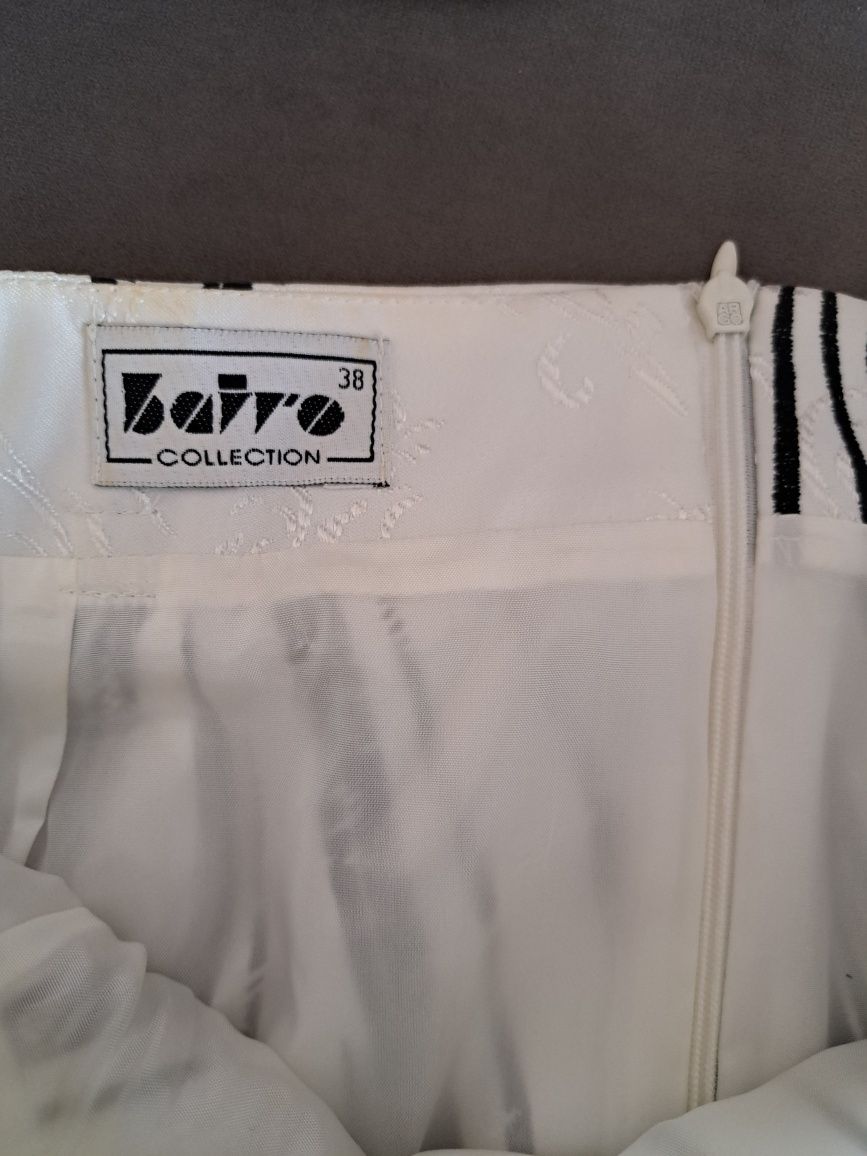 Spódnica biało - czarna Bairo M -ka