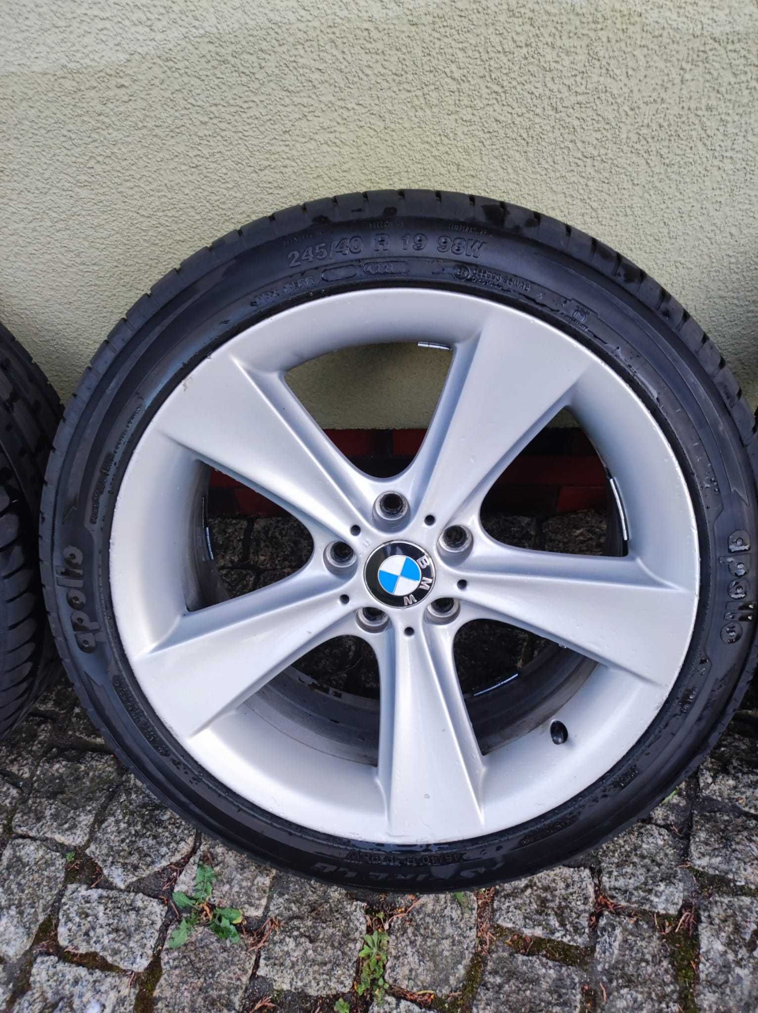 Oryginalne koła BMW e60 5x120 ET18 8.5j 19cali STYLING 128 OPONY LATO