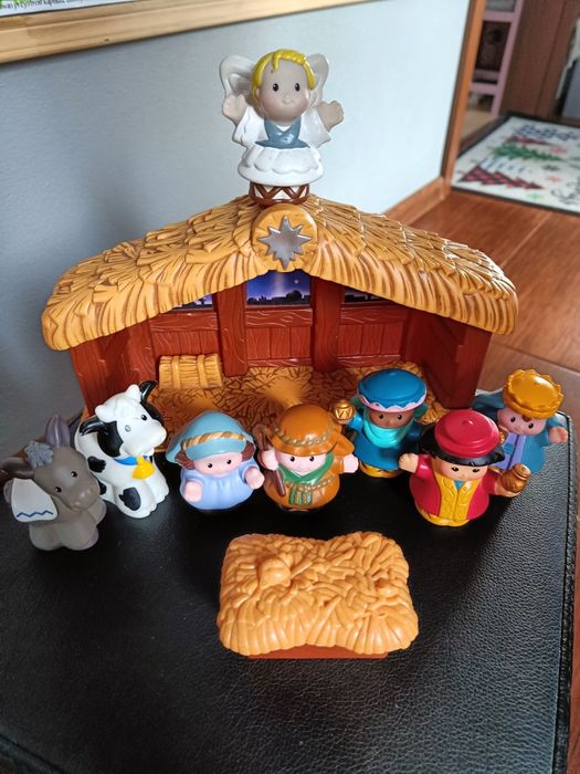 Szopka fisher price Boże Narodzenie swieta figurki unikat