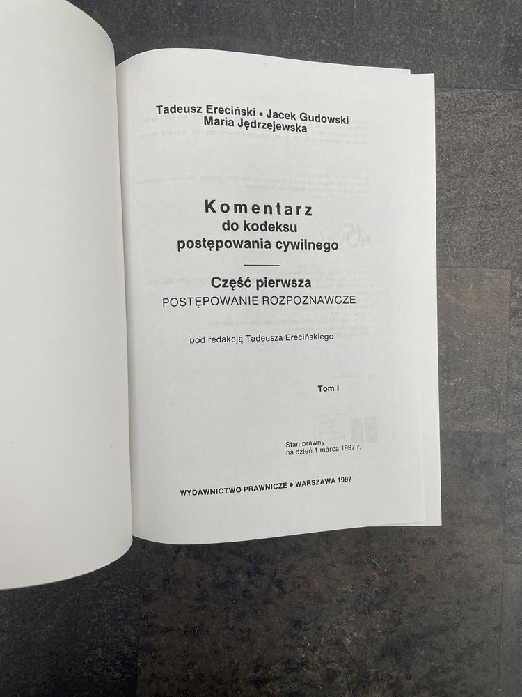 Komentarz do kodeksu postępowania cywilnego