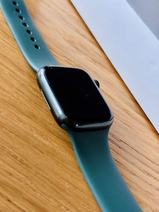 Apple Watch 7 41mm zielony, 2 paski, pudełko, Kraków