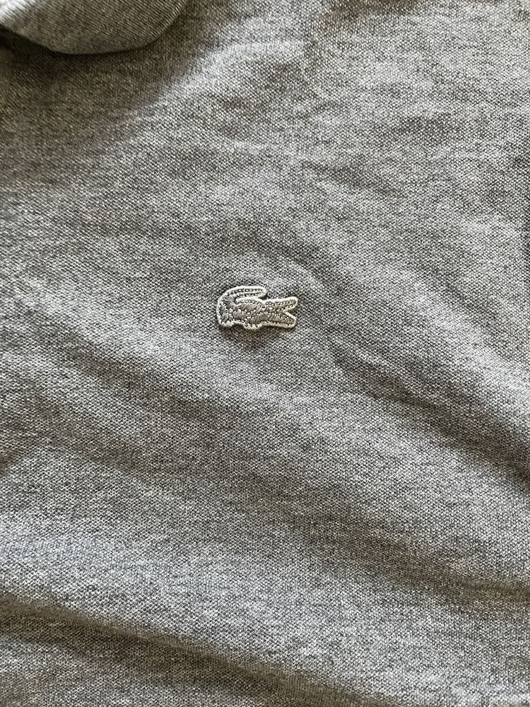 Кропнута футболка поло lacoste
