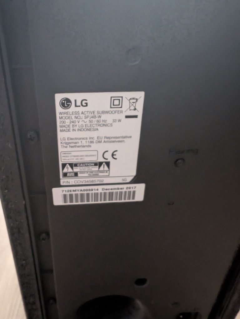 LG soundbar   SJ4