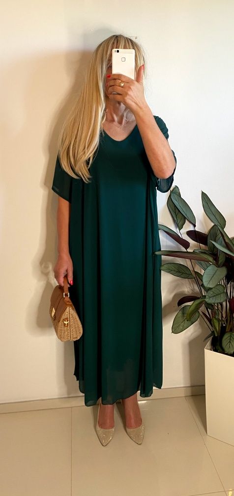 Sukienka plus size 4xl 5xl 6xl wesele chrzciny komunie