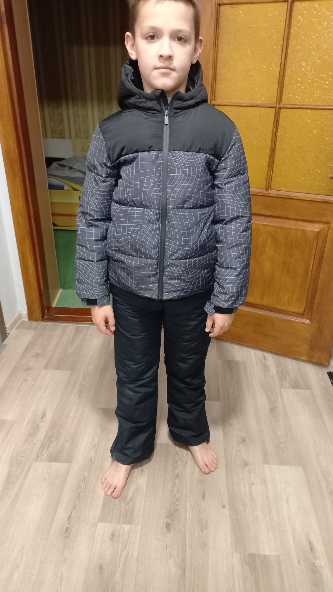 Детская куртка, штаны, комбинезон, утепленные, 10 лет