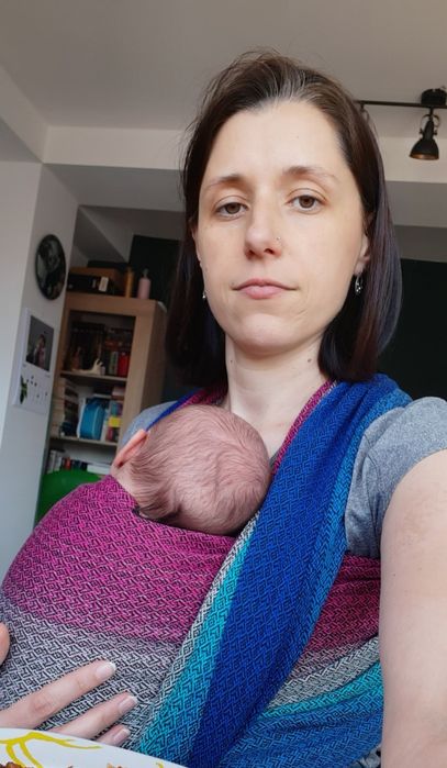 Piękna chusta, tkana