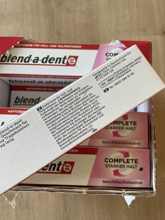 Blend a dent pasta klej mocujący do protez zębowych szczęki protezy