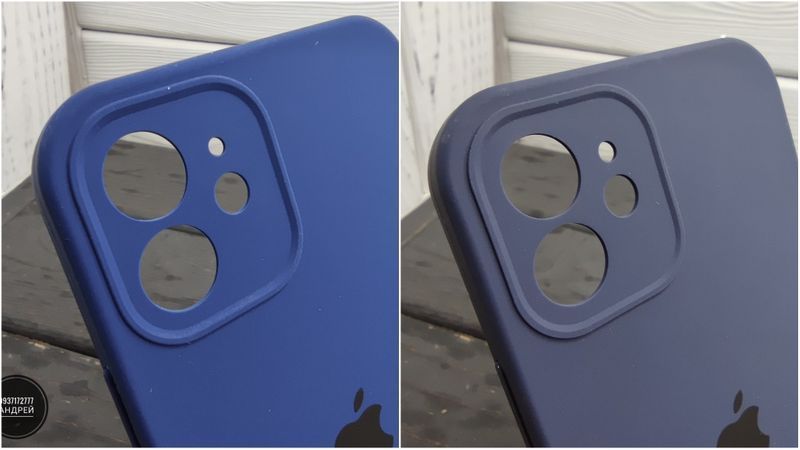 Чехол Silicone Case Full на iPhone 12 Микрофибра Софттач. Защита камер